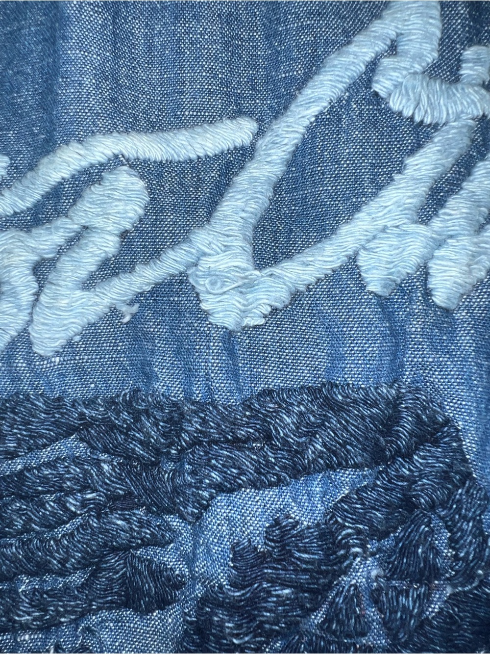 The Great China Wall Motor City Freedom Cycle Denim Shirt ASO Jessica Simpson - Picture 11 of 16